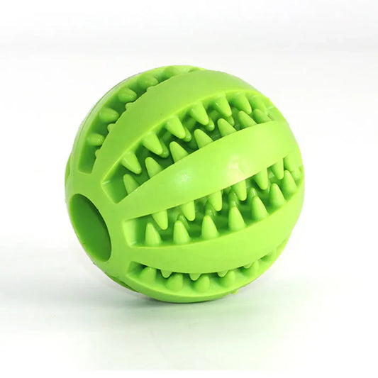 Interactive Tooth Cleaning Ball: Indestructible Dog Food Ball