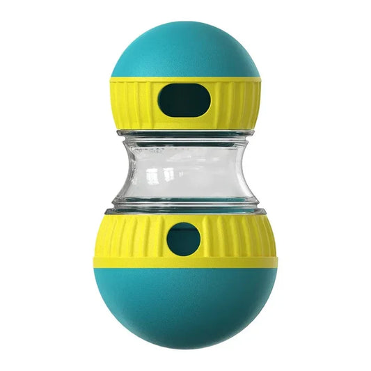 Dog Toy Tumbler Leaky Food Ball: Slow Feed, Brain Game